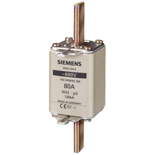 Pojistka s centrovanými vývody 125A NH2 gG Siemens 690V