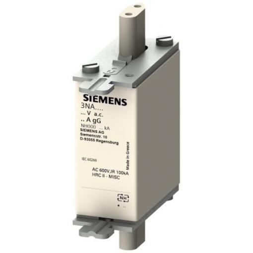 Pojistka s centrovanými vývody 2A NH000 gG Siemens 690V