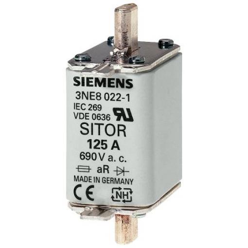 Pojistka s centrovanými vývody 100A NH00 gR Siemens 690V