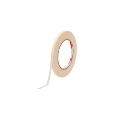Maskovací páska, Žlutá 2142 9x50 3M 2142 Yellow Masking Tape 9mm x 50m materiál nosiče Krepový papír akrylátové lepidlo