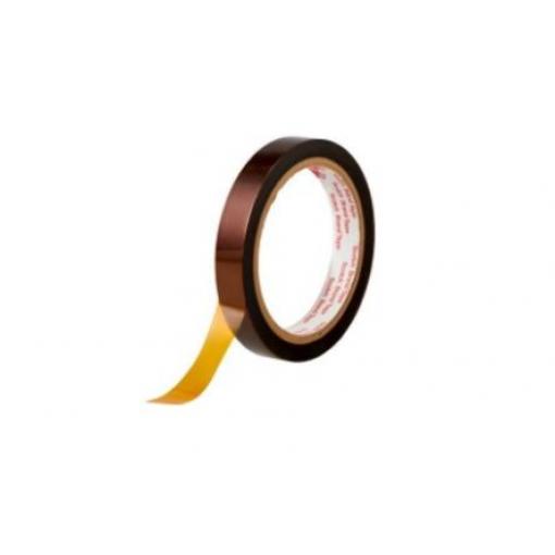 Elektrikářská páska, název: 3M Polyimide Film Tape 5413 (Heat Resistant Polyimide Film Tape) 12mm x 33m, Žlutá