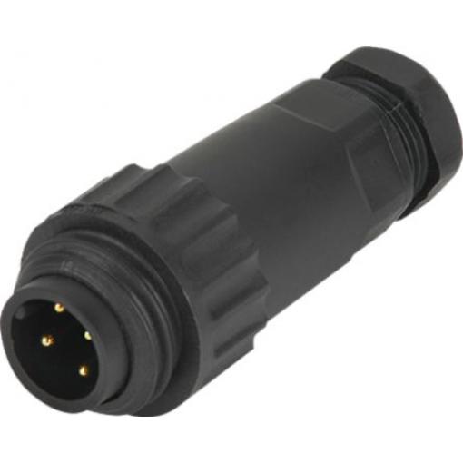 Kulatý konektor, počet kontaktů: 4, Kabel, velikost: M24 RS PRO, pohlaví kontaktu: Vnější, orientace těla: Rovný