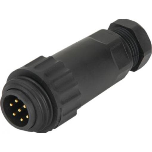 Kulatý konektor, počet kontaktů: 7, Kabel, velikost: M24 RS PRO, pohlaví kontaktu: Vnější, orientace těla: Rovný