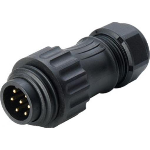 Kulatý konektor, počet kontaktů: 7, Kabel RS PRO, pohlaví kontaktu: Vnější, orientace těla: Rovný Zásuvka, řada: WA22