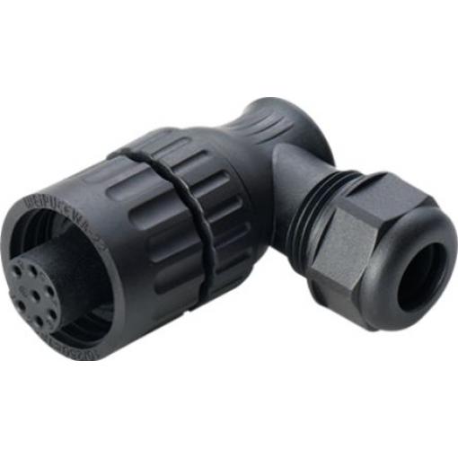 Kulatý konektor, počet kontaktů: 7, Kabel RS PRO, pohlaví kontaktu: Vnitřní, orientace těla: Pravý úhel Zástrčka, řada: