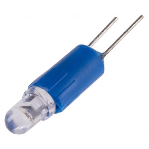 RS PRO Kontrolka barva světla Modrá Jednočipové, průměr: 4.25 mm, 24 V ac/dc