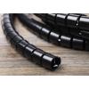Kabelová spirálová bužírka Nylon Černá 15 mm 16 mm 15 mm RS PRO