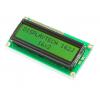 Monochromatický LCD displej, řada: 162J Alfanumerické podsvícení LED Žlutá, Zelená Displaytech Zelená, Žlutá 2 x 16