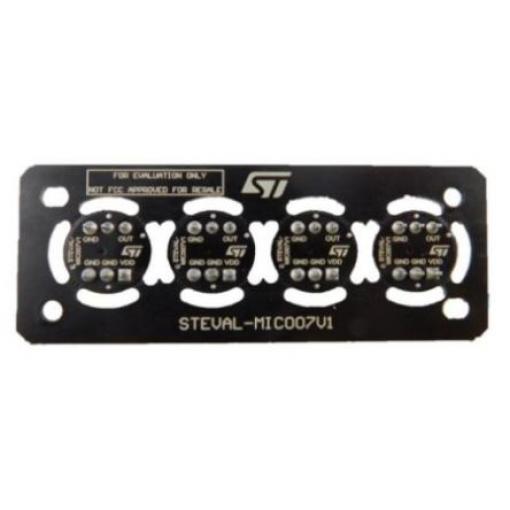 STMicroelectronics STEVAL-MIC007V1, Mikrokontrolér, Deska Microphone Coupon založená na analogovém zařízení MEMS