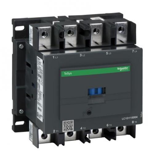 Schneider Electric 4 NO Stykač napětí ve vinutí 230V ac 4pólový 200 A 440V 24 W s 4 NO kontakty Rezistivní zátěž,