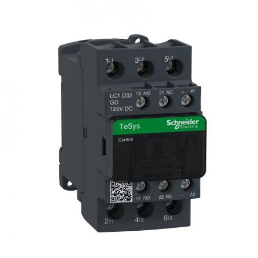 Schneider Electric 32 A s 1 NO/1 NC kontakty 125V dc