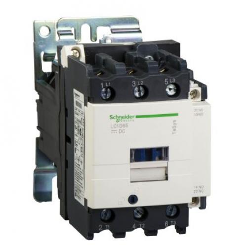 Schneider Electric 1 NO, 1 NC Stykač napětí ve vinutí 220V dc 3pólový 80 A 45 kW s 1 NO/1 NC kontakty 220V dc Řízení