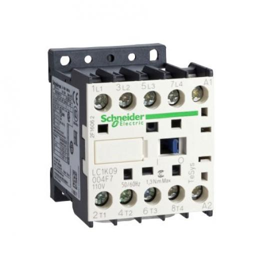 Schneider Electric 2 NO, 2 NC Stykač napětí ve vinutí 42V ac 4pólový 20 A 440V s 3 NO kontakty 42V ac Rezistivní zátěž,