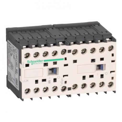 Schneider Electric 1 NC Stykač napětí ve vinutí 24V ac 3pólový 6 A 690V 3 kW s 1 NC kontakty Řízení motoru, Reverzační,