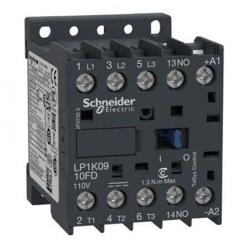 Schneider Electric 1 NO Stykač napětí ve vinutí 220V dc 3pólový 9 A 690V 3 W s 1 NO kontakty 0V, 8 V Řízení motoru,