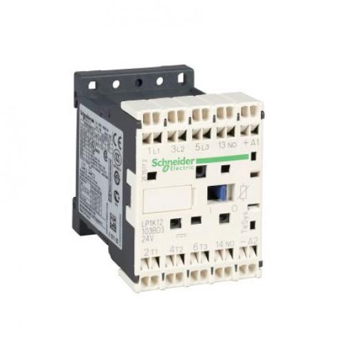 Schneider Electric 1 NO Stykač napětí ve vinutí 24V dc 3pólový 9 A 690V 1.8 W s 1 NO kontakty Řízení motoru, Rezistivní