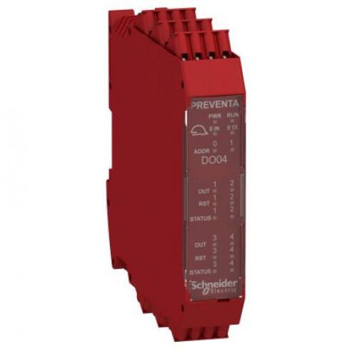 Bezpečnostní kontrolér, rozsah: Preventa LED 4 4 24V dc Schneider Electric