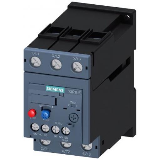 Siemens, rozsah: SIRIUS 3RU2 a hodnotami FLC motoru 32A 3A 30 kW