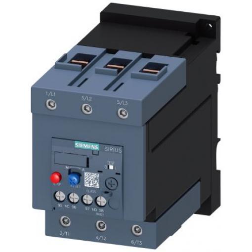 Siemens, rozsah: SIRIUS 3RU2 a hodnotami FLC motoru 75A 3A