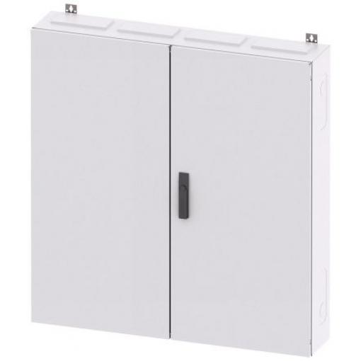 Siemens Nástěnná krabice, řada: ALPHA IP55 Ocel Černá RAL 9016 1050 mm 1100 mm 210 mm