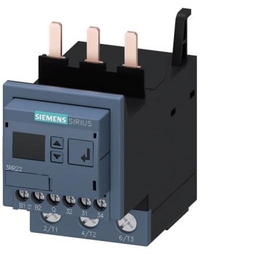 Siemens Monitorovací relé 3, řada: 3RR2 a SPDT kontakty Přímá, 8A - 80A, 24 V ac