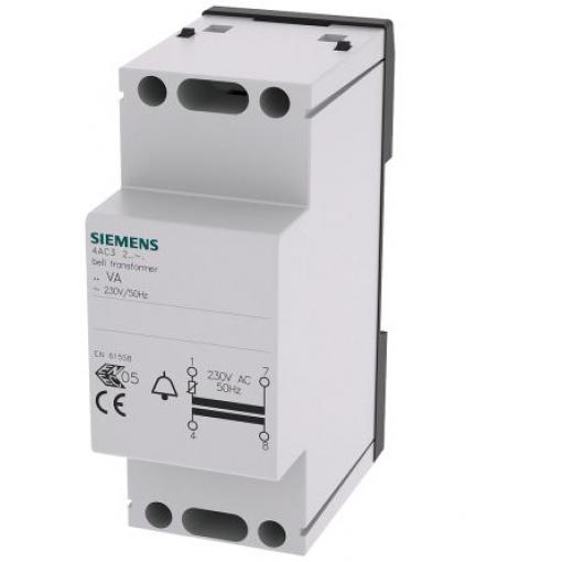 Siemens Transformátor na lištu DIN 8 W, primární napětí: 230 V, sekundární napětí: 12 V, počet výstupů: 5, Lišta DIN