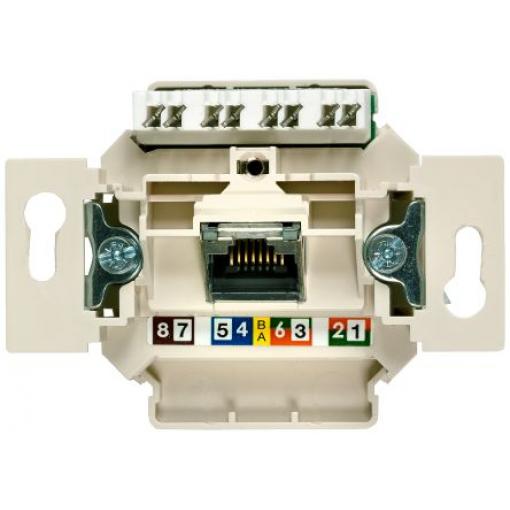 Modul konektorů, řada: 5TG2, počet cest: 1 RJ45 Připojovací zásuvka Přímý Kat6 Bílá Siemens