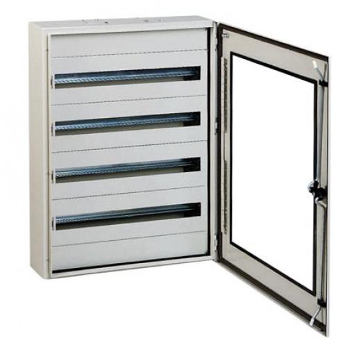 Schneider Electric Nástěnná krabice, řada: PanelSeT S3DM/S3DB IP66 Ocel Šedá 600 mm Průhledné dveře 600 mm 150 mm