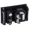 Bulgin Konektor IEC C14, orientace těla: Horizontální, Zacvakávací montáž velikost pojistky 5 x 20 mm Vnitřní, 250 V 10A