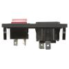 Bulgin Konektor IEC C14, orientace těla: Rovný, Zacvakávací montáž velikost pojistky 5 x 20 mm Vnitřní, 250 V 10A