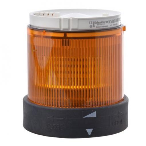 řada: Harmony XVBC Signální sloup barva čočky Jantarová LED 120 V AC, rozsah: Harmony