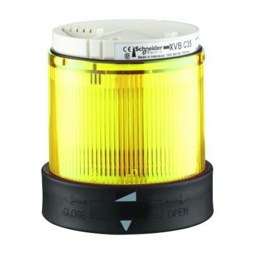 řada: Harmony XVBC Signální sloup barva čočky Žlutá LED 120 V AC, rozsah: Harmony