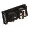 Bulgin Konektor IEC C13, C14, orientace těla: Horizontální, Zacvakávací montáž velikost pojistky 5 x 20 mm Vnitřní, 250