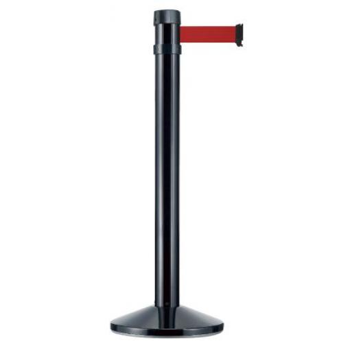 360 mm, Černá, Červená Polypropylen, Ocel Ø 80 mm výška 980 mm, šířka: 360mm RS PRO