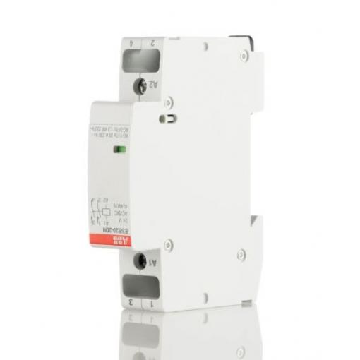 ABB Stykač napětí ve vinutí 24V 2pólový 20 A 250V 1.3 kW s 2 NO kontakty 24V Bezpečnost, rozsah: ESB 2P