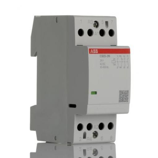 ABB Stykač napětí ve vinutí 24V 4pólový 25 A 400V ac 17.3 kW s 3 NO, 1 NC kontakty 24V Bezpečnost, rozsah: ESB 4P