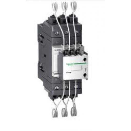 Schneider Electric 1 NO, 2 NC Stykač kondenzátoru napětí ve vinutí 220V ac 3pólový 400 A 690V 40 kW s 1 NO, 2 NC