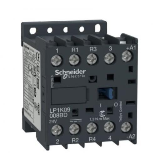 Schneider Electric Stykač napětí ve vinutí 220V ac 4pólový 20 A 440V 3 W s 2 NO/2 NC kontakty 0.8V, 1.15 V Rezistivní