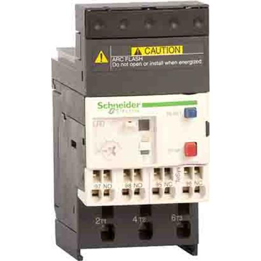 Schneider Electric Relé teplotního přetížení, rozsah: TeSys LRD 1 NO/1 NC s resetováním tlačítkem resetováním a