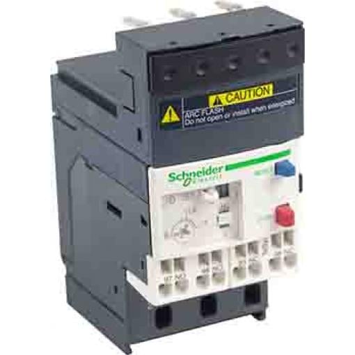 Schneider Electric Relé teplotního přetížení, rozsah: TeSyS LR 1 NO/1 NC s resetováním tlačítkem resetováním a hodnotami