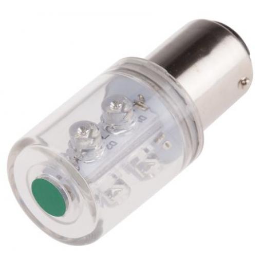 RS PRO LED žárovka, Zelená