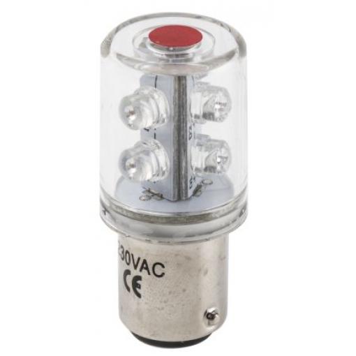 RS PRO LED žárovka, Červená