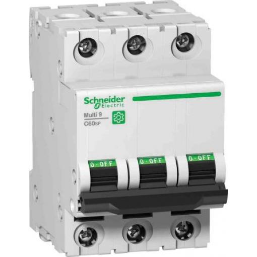 Schneider Electric Miniaturní jistič, rozsah: Multi9 3pólový 32 A vypínací výkon 15 kA, charakteristika: Typ D, rozsah: