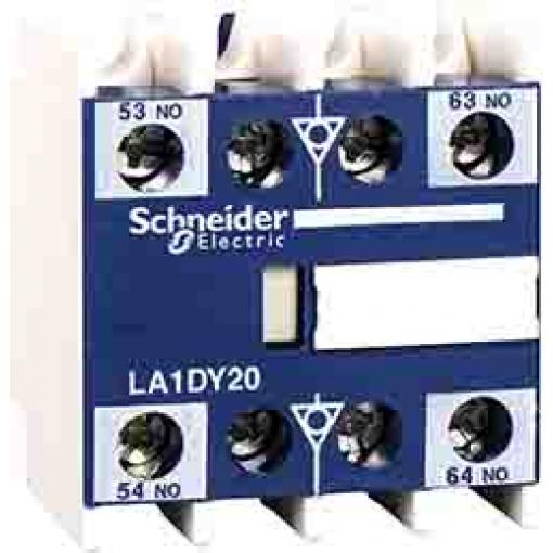 Schneider Electric Blok pomocných kontaktů 2 NO 4 Lišta DIN, rozsah: TeSyS CA s Šroubová svorka 0.1 A 125V ac