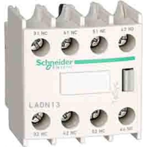 Schneider Electric Blok pomocných kontaktů 2 NC/2 NO 4 Lišta DIN, rozsah: TeSyS D s Šroubová svorka 10 A 690V