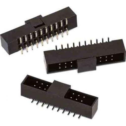 Wurth Elektronik Konektor PCB, řada: WR-BHD, Vodič-deska, počet kontaktů: 26, počet řad: 2, rozteč: 2 mm, orientace