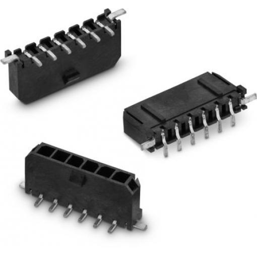 Wurth Elektronik Konektor PCB, řada: WR-MPC3, Vodič-deska, počet kontaktů: 3, počet řad: 1, rozteč: 3 mm, orientace