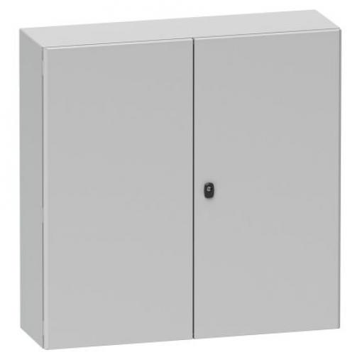 Schneider Electric Nástěnná krabice, řada: PanelSeT S3D IP55 Ocel Šedá 1200 mm 1200 mm 400 mm