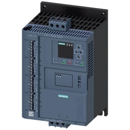 Siemens Startér DOL, rozsah: 3RW55 7.5 kW 18A 480V ac 3pólový 3fázový IP20
