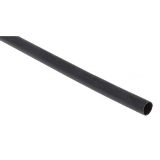 RS PRO Teplem smrštitelné bužírky průměr 4.8 mm Černá smršťovací poměr 2:1 Polyolefin 1.2m